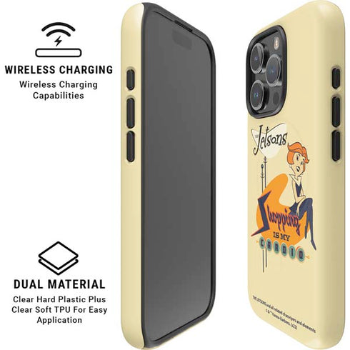 The Jetsons Shopping Is My Cardio iPhone 16 Pro Magsafe Impact Case